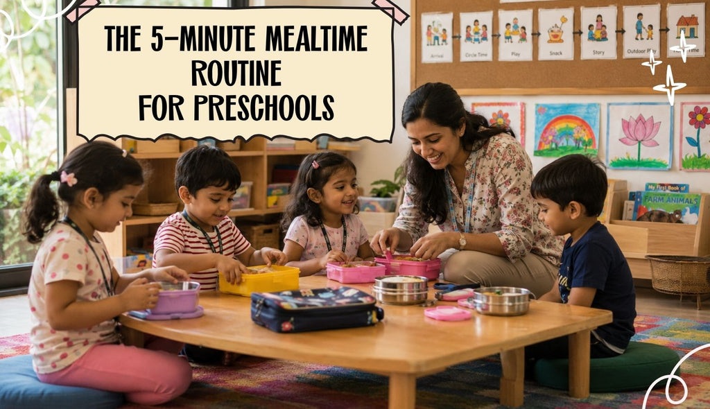 The 5-Minute Mealtime Routine Every Preschool Should Follow