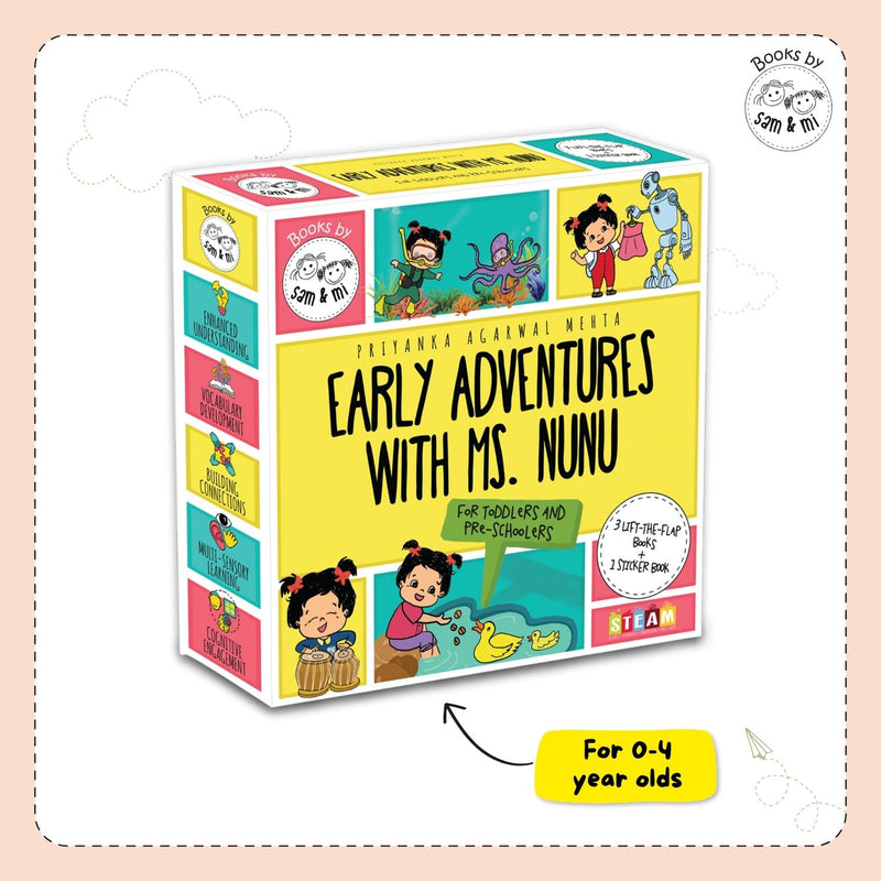 Early Adventures With Ms. Nunu - Set of 4