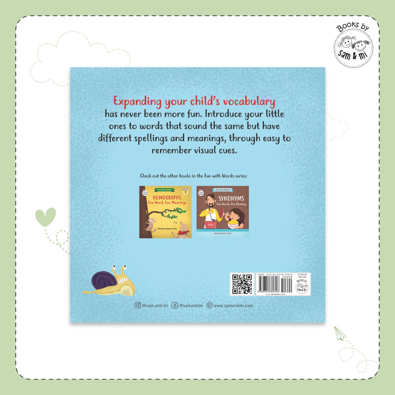 Homophones: Two Words, Two Meanings, One Sound (Homonyms Book 2)