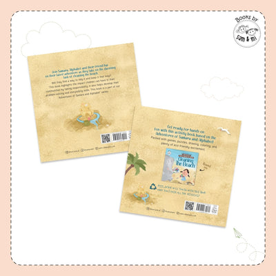 Cleaning the Beach Story + Activity Book: Adventures of Samara and Alphabet, the Elephant