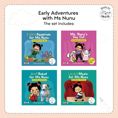 Early Adventures With Ms. Nunu - Set of 4