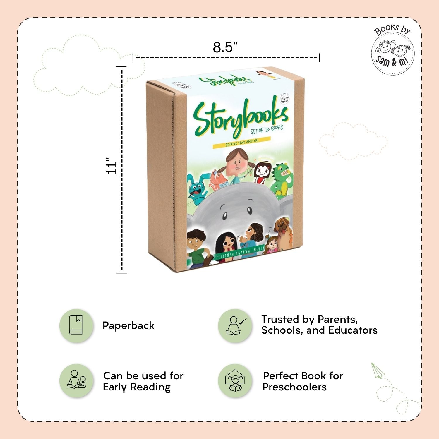 Storybook Set Storybook set for 3-8 years old (Set of 10) – Sam and Mi