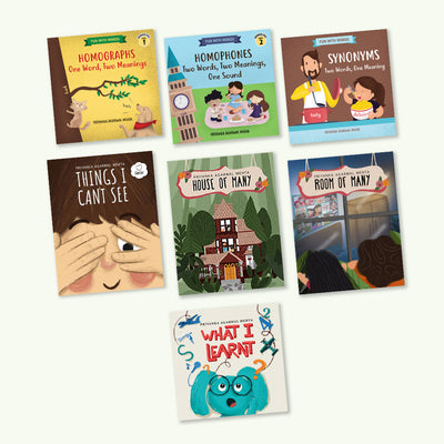 Back to School book set for preschoolers (Set of 7)