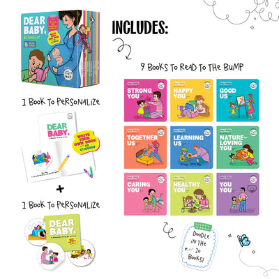 DEAR BABY, MY DREAMS OF – A Unique Keepsake Box Set of 10 Board Books
